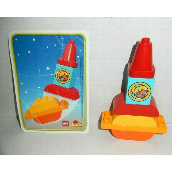 Lego Duplo 10815 My First Rocket Complete Set Moon Stars Spaceship 18 Pieces - Picture 2 of 9